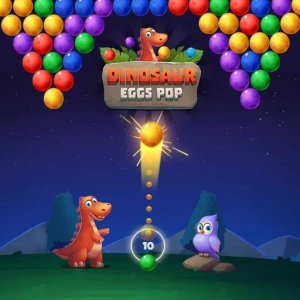 Dinasour Eggs Bubble Shooter